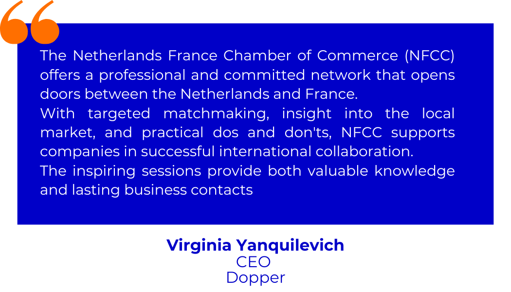 What our members say | Netherlands France Chamber of Commerce