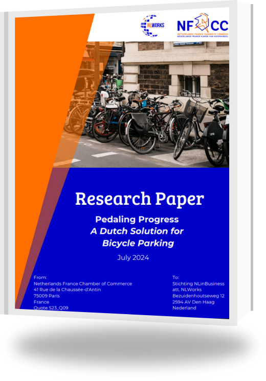 report 'Pedaling Progress - A Dutch Solution for Bicycle Parking' highlights opportunities for public-private partnerships in developing bike parking facilities.